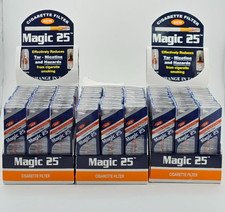 LOT OF 3 Magic 25 Cigarette Filters 30 Pack 300 Pieces Authentic 900 PIECESTOTAL