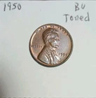 1950 (P) Lincoln Wheat Cent Penny  BU Philadelphia