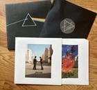 Pink Floyd Vinyl LP Lot (2) Wish You We’re Here + Dark Side Of The Moon UNPLAYED