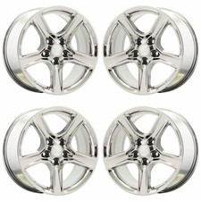 18 Chevrolet Camaro Bright Chrome Wheels Rims Factory Oem Set 5758 18 Chevrolet Camaro Bright Chrome Wheels Rims Factory Oem Set 5758