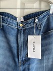 NWT Frame “The Baggy” Blue Jeans Regular $230 Women Size 34 — photo 2
