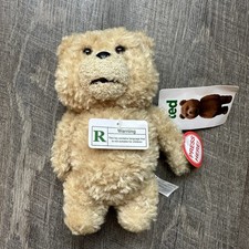 NEW Ted 8  tall talking bear plush toy explicit rated R 2012 Movie - T6 502 WORK