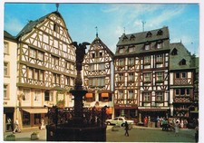 Germany Postcard Bernkastel Kues Malerischer Weinort Mosel Marktplatz