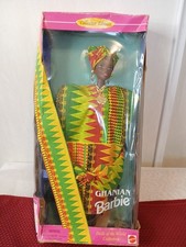 1996 Dolls Of The World Ghanian Barbie In Original Box