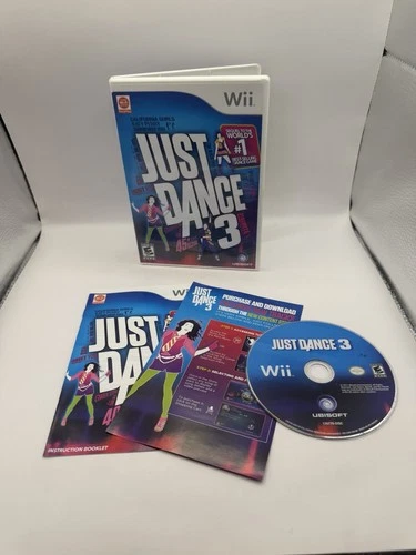 Just Dance 3 (Nintendo Wii, 2011) Complete With Manual CIB Tested