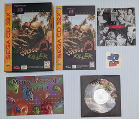 Corpse Killer Sega CD 32X Complete In Box Disc Manual Registration Card