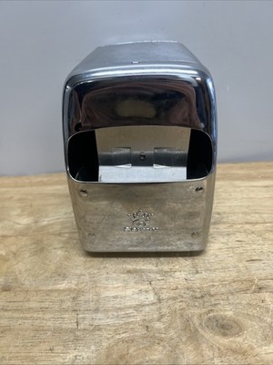 VTG Serv U Crown Zellerbach Diner Cafe Metal Chrome Napkin Holder 60's