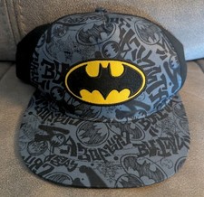 Batman Kids Baseball Hat Marvel Comics Graphic Print One Size Batman Logo