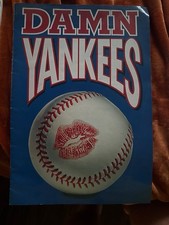 Programme souvenir vintage 1994 Damn Yankees Broadway - Jerry Lewis Cast