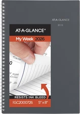 AT-A-GLANCE 2026 Planner, Weekly & Monthly, 5" X 8", Small, Dayminder, Gray (GC2