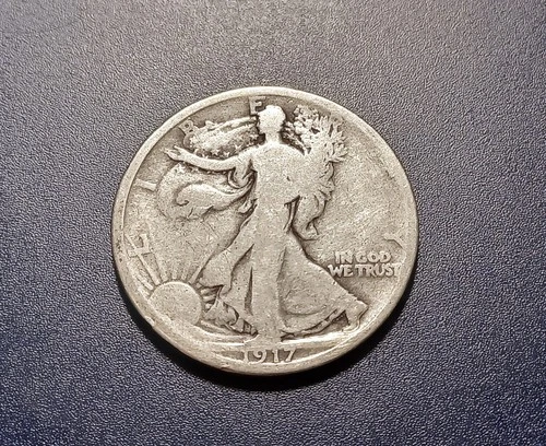 Good 1917-S Rev.  Walking Liberty Half Dollar