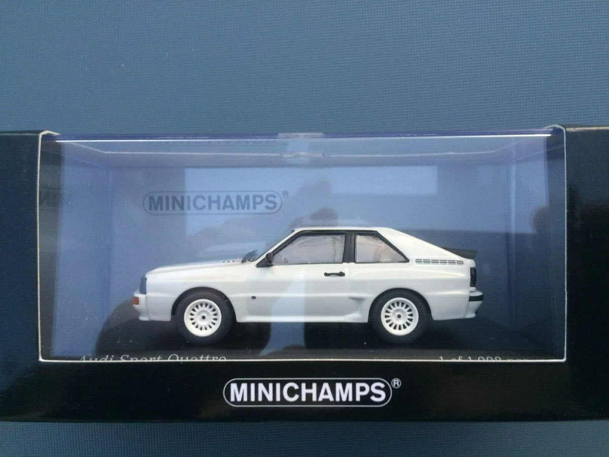 Audi Sport Quattro 1:43, Kopenhagenblau, Minichamps,inkl.OVP (Gebraucht) in Zofingen für CHF 39