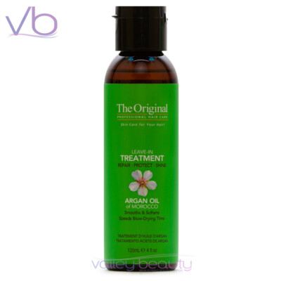 DERMORGANIC Leave-In Treatment 120ml Certified Moroccan Argan Oil, Vegan, 4oz
