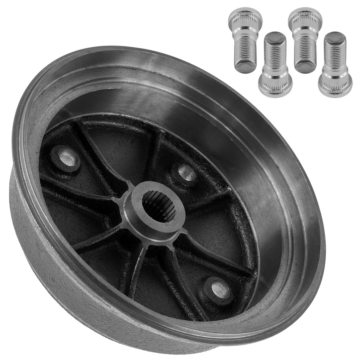 yu　0308 Rear Wheel Brake Hub L/R w/ Studs for Kawasaki Mule 3010
