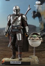 Hot Toys The Mandalorian Grogu Deluxe TMS015 Star Wars 1/6 Figure Factory Sealed