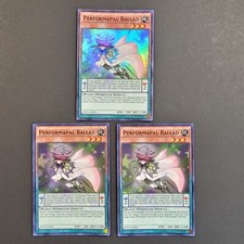 Yugioh TCG - 3x Performapal Ballad - DPDG-EN002 - Super Rare - 1st Ed - NM 2017