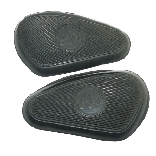 Benzin Gas Benzin Tank Knie Pad Griff Schutz Set Schwarz FüR Ajs Motorrad S2U-image