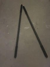 Pair Of Handmade Tactical Ninja Hanbo Escrima Fight Sticks - 36" - Black