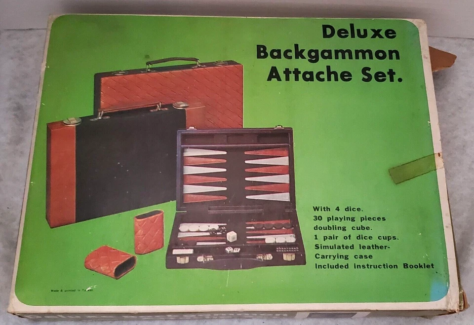 Blackstone International Backgammon Case, Complete, Orig Box/Manual-Vintage RARE - Image 2 of 4