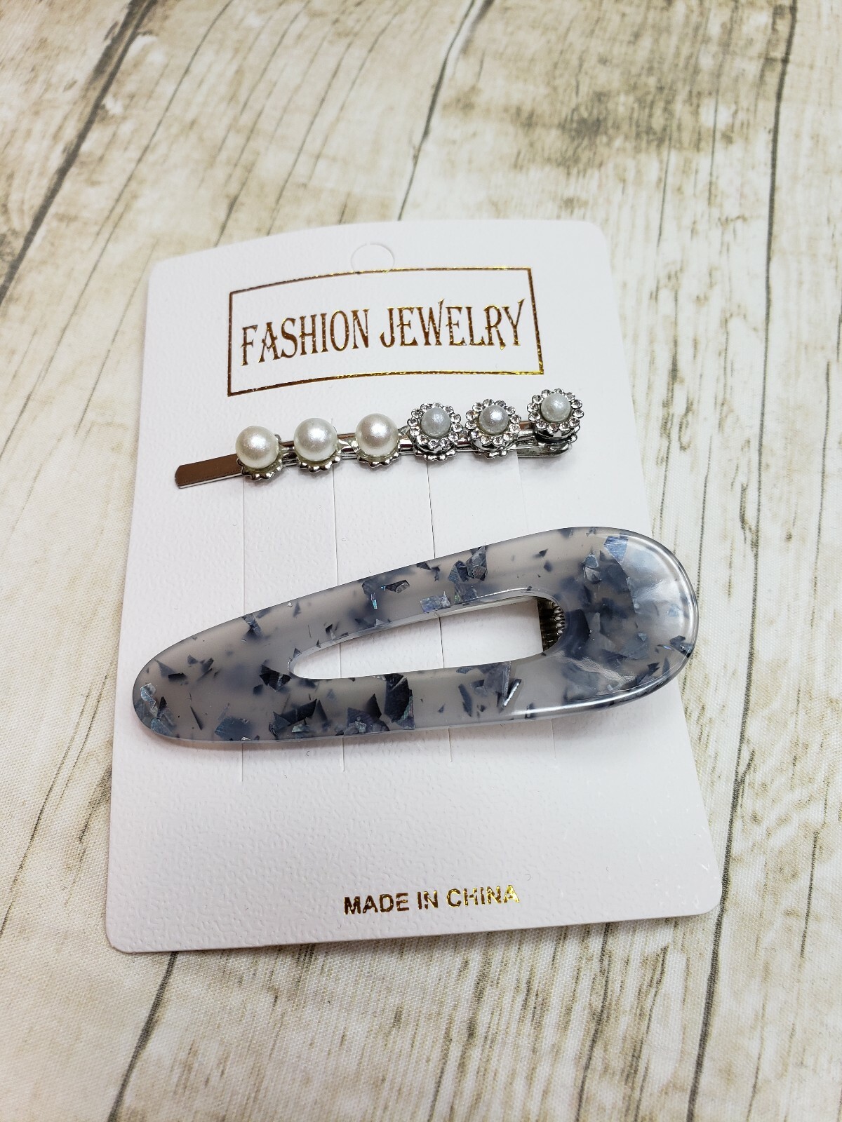 Pearl Hair Clip Barrette Stick Hair Pin Prom Wedding Bridal brocha de pelo