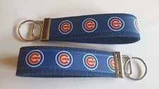 Chicago Cubs inspired 6" Keychain Key Fob Key Ring Wrist Strap Gift Baseball