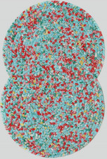 The Pioneer Woman Placemat Vintage Floral Braided Set of 2 ~ 15" Round NWT