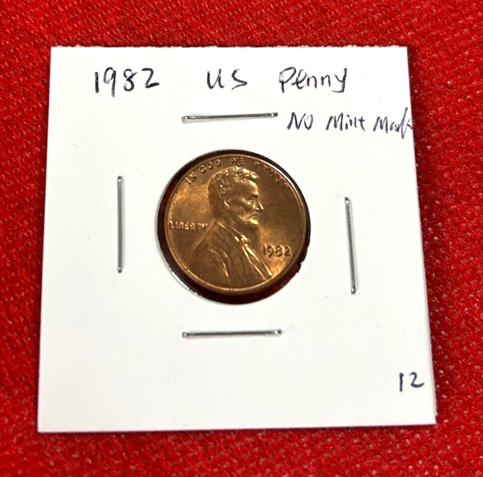 1982 US PENNY COIN NO MINT MARK - NICE COIN !!! | eBay