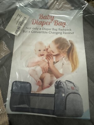 Debug 30L Dual Baby Diaper Bag Backpack - Gray