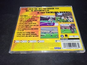 NFL 2K Original Retail Release Sega Dreamcast DC LN perfect condition COMPLETE-!