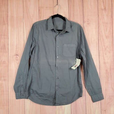 Outerknown SEA Long Sleeve Button Shirt Mens Sz Small Long Sleeve New W/ Flaw