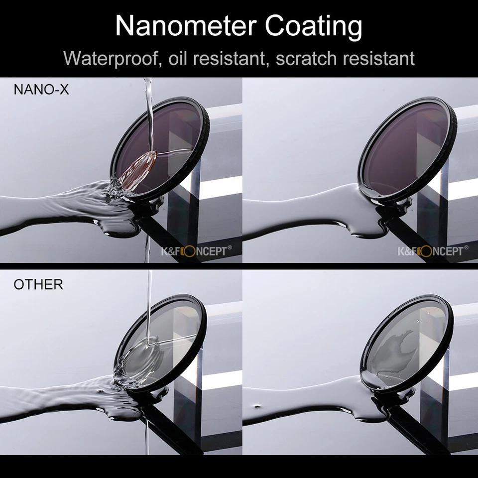 K&F Concept 37/40.5/43/46/49/55mm ND Variable Filter ND2 to ND32 NO X Spot - Image 3 of 4