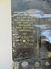 SQUARE D FAL-3601-513M 15 AMP ADJUSTABLE TRIP CIRCUIT BREAKER 3 POLE UNIT