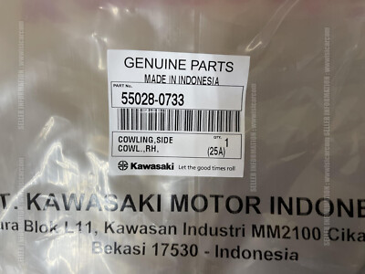 KAWASAKI NINJA ZX-4RR 2023 - 2025 COWLING,SIDE COWL.,RH,LWR 55028