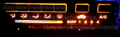LED Climate Control Bulb Kit for Honda Civic EK 1996-1998 (Color