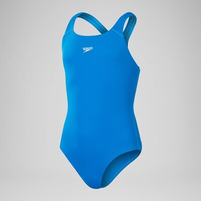 Speedo Damen Eco Endurance+ Medalist Badeanzug Schwimmanzug blau