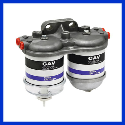 Dieselfilter 1/2 '' Zoll CAV Filter doppelt 296 / 796 Filterkonsole zu Case IHC 
