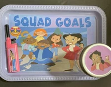 Squad Goals Smoke Tray Set