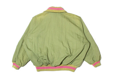 80s Vintage K – Factory by Nobuo Ikeda Bomber Nylon Jacket Large