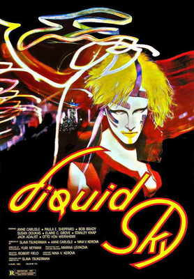 LIQUID SKY Movie POSTER 27x40 Anne Carlisle Paula Sheppard Bob Brady Susan