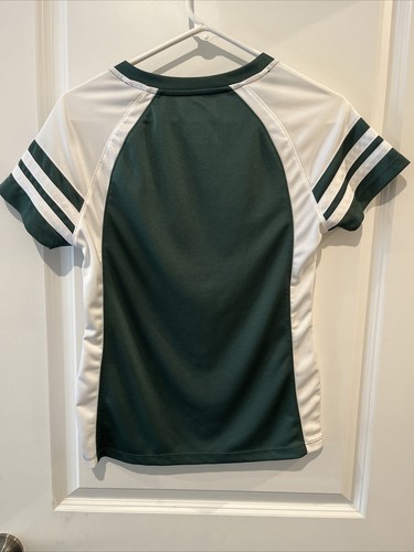 Majestic Green Bay Packers Women’s Jersey SZ Small Gold Accents - Picture 6 of 24