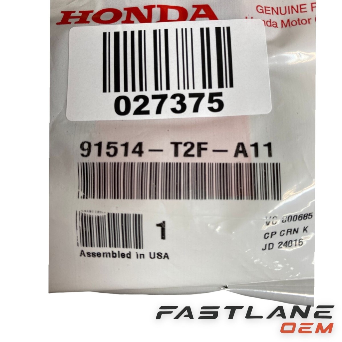 2016-2017 HONDA ACCORD UPPER ROCKER MOLDING RETAINER CLIP NEW OEM