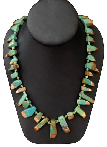 $479 RARITIES CAROL BRODIE GOLD CLAD HAMSA TURQUOISE 18  display picture 3