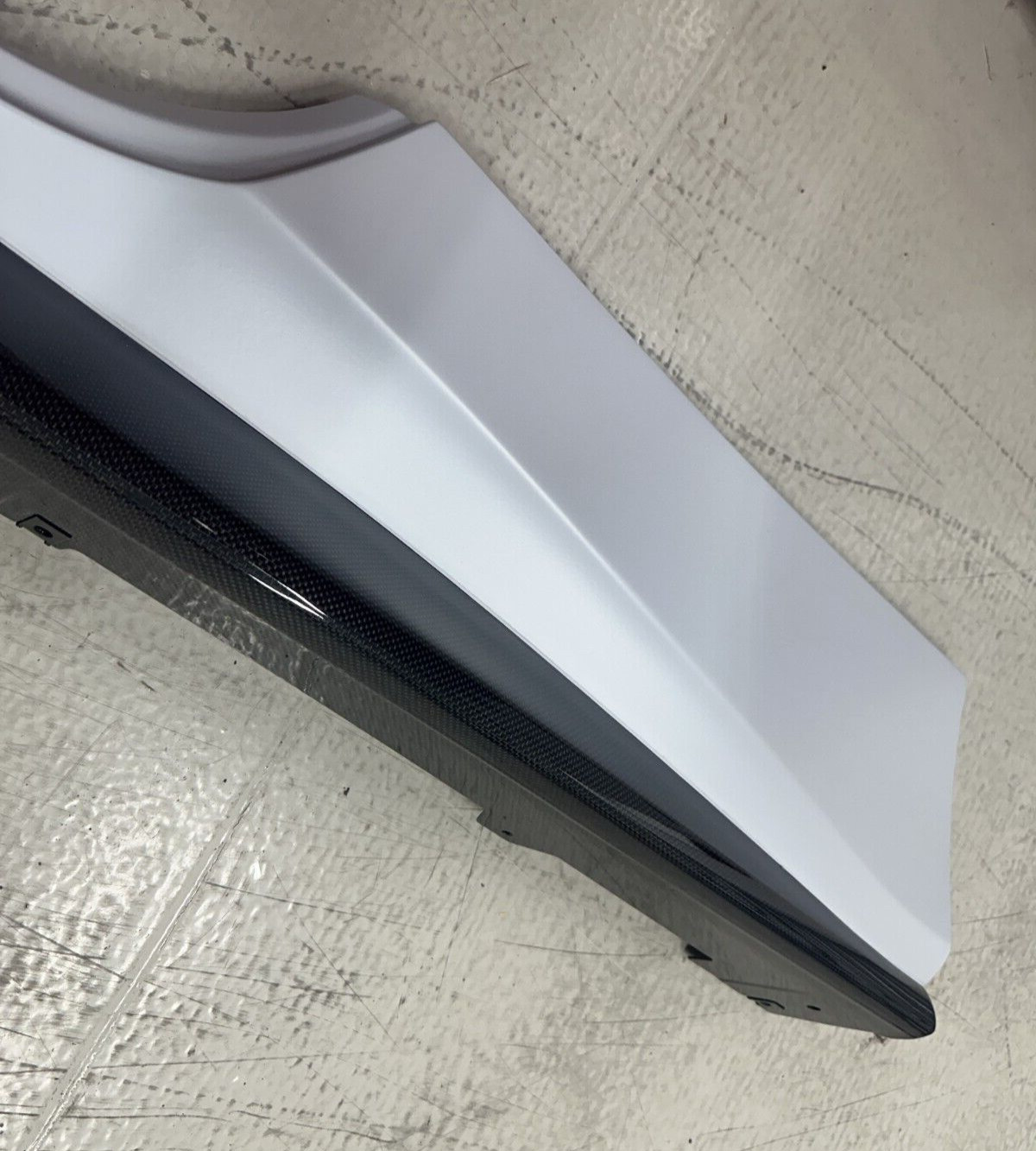 OEM Ferrari 488 GTB / Spider Carbon Fiber Rocker Panel LH side PN 86936410