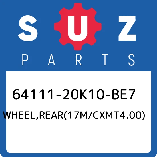 WHEEL, REAR (17M/CXMT4.00)    (BLACK/RED) *{FOR BHM}*