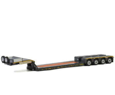 Tieflader Tiefbett 4 Achs Auflieger Premium Line 1:50 WSI Models  04-2081