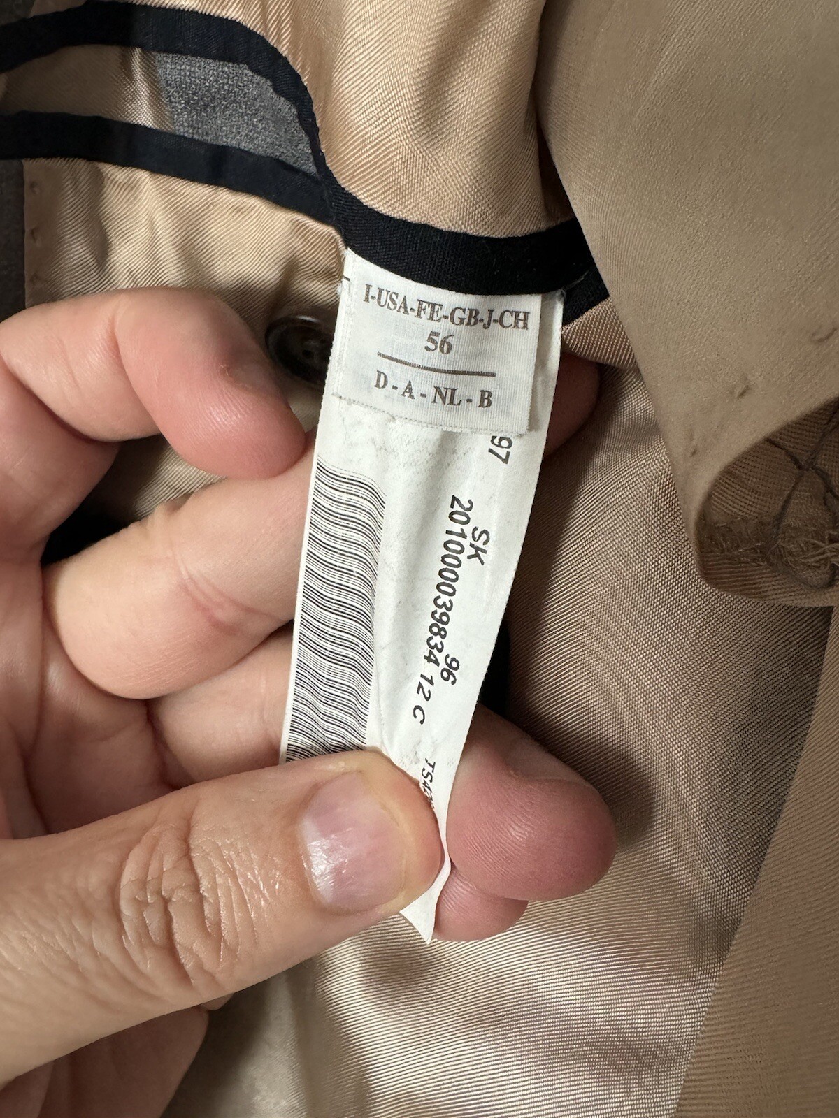 Brunello Cucinelli Solid Woven Light Gray Peak La… - image 10