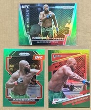 Jair Rozenstruik 3 Card Lot 2021/22 Prizm & 2022 Donruss Green Parallels UFC MMA