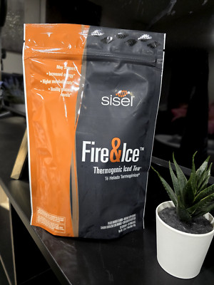 Sisel Fire & Ice Thermogenic Iced Tea Peach Mango 30 Servings free shipping..