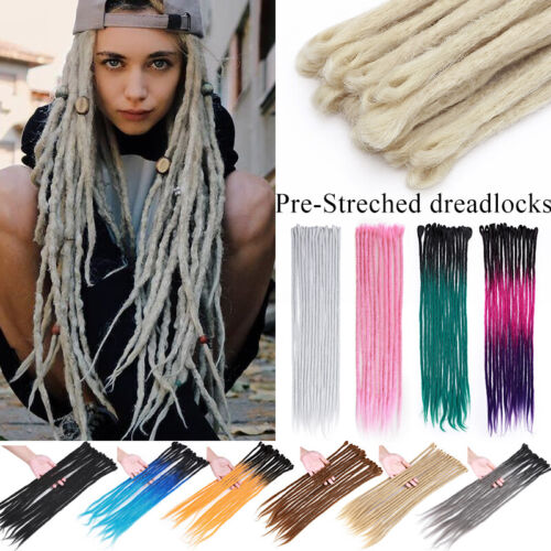 5 Packs 100% Human Hair Dread Locs Handmade Dreadlocks Extensions Crochet  Piece | eBay