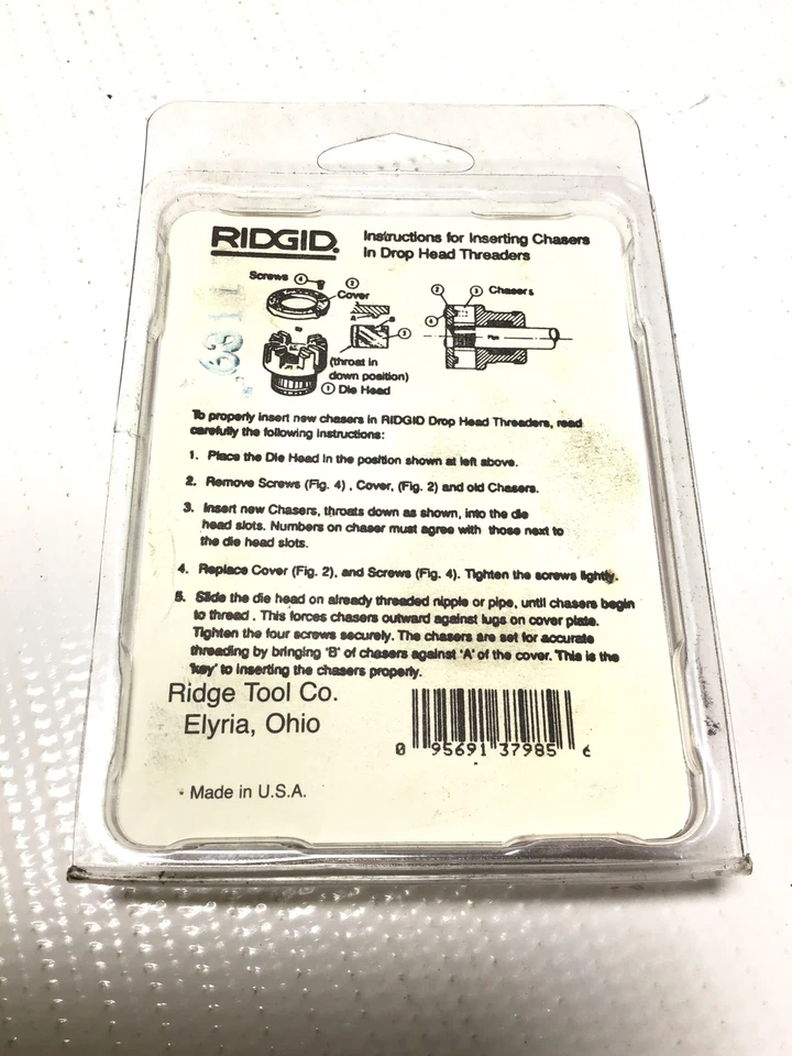 Ridgid 37985 Alloy Pipe Dies 2"NPSM 11-1/2TPI-RH for 0R/11R/00R/111R/12R/30A/... - Image 4 of 4